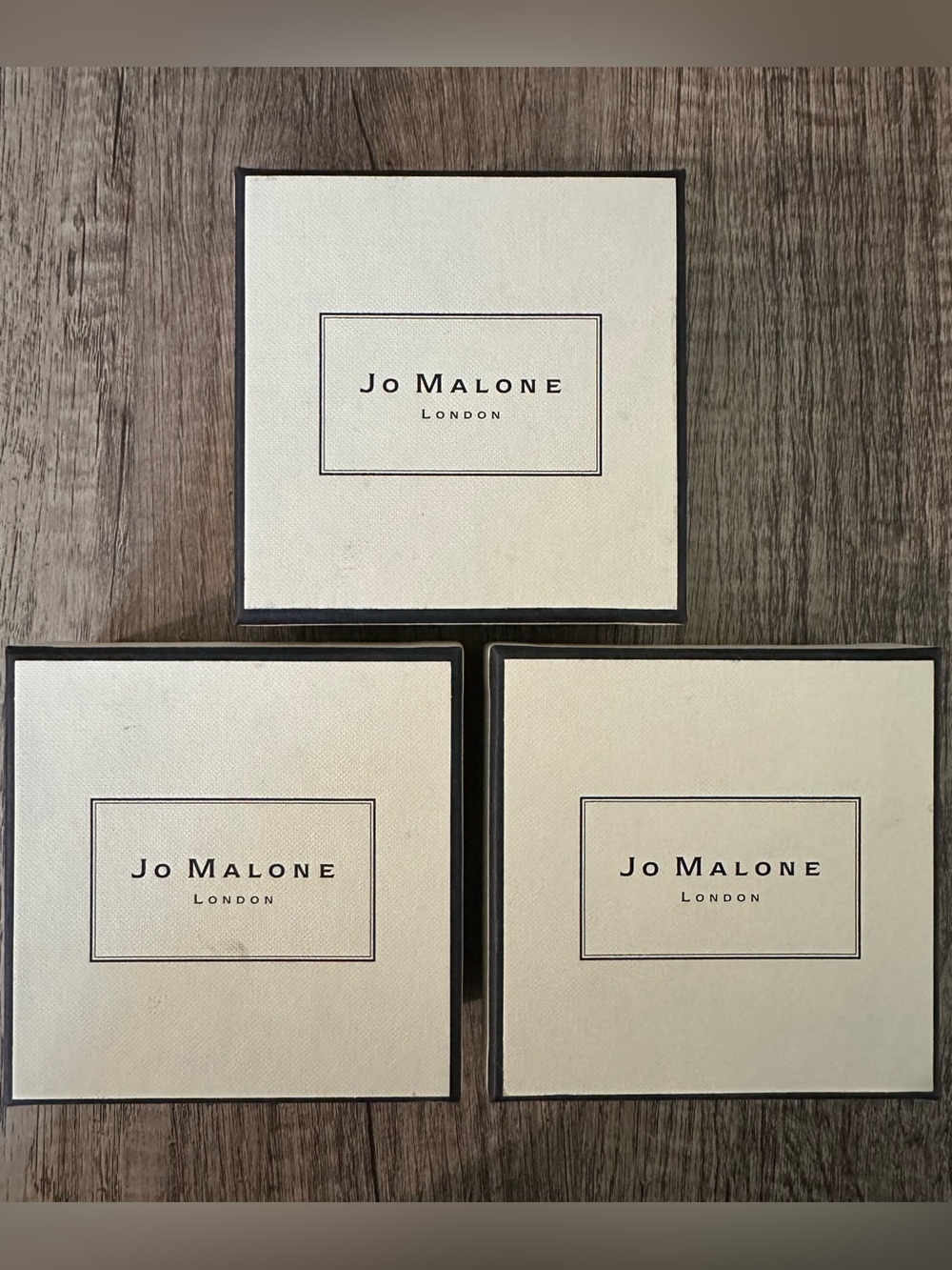 3x Jo Malone Gift Boxes Empty 4” x 4” Gift Boxes